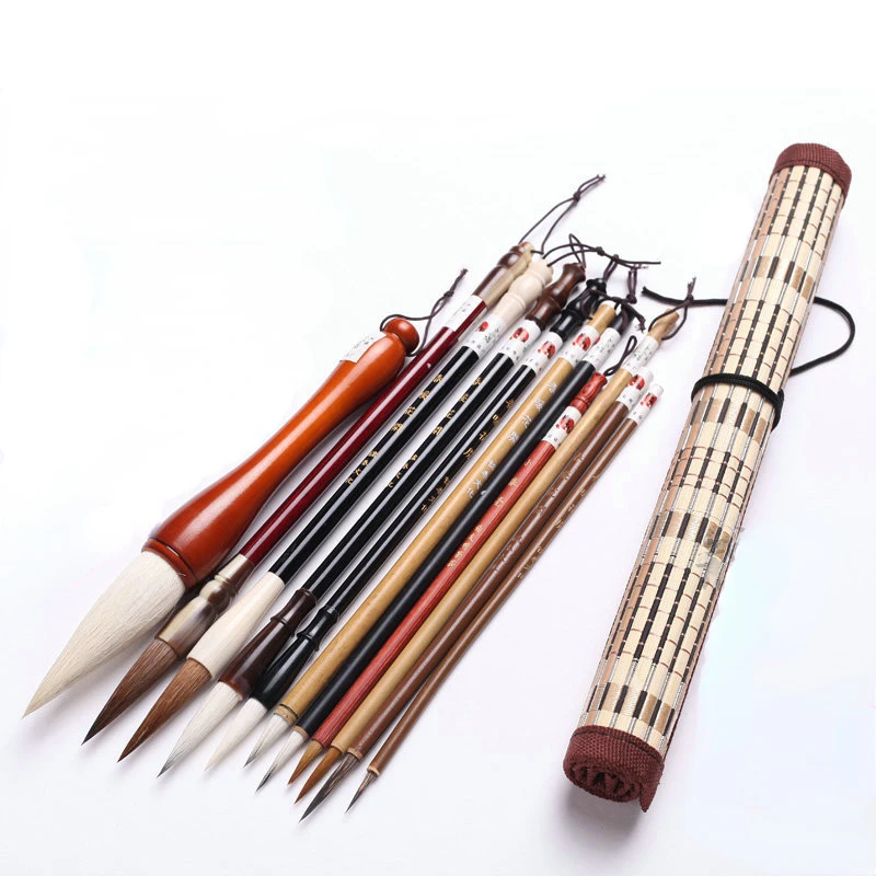 

Chinese Painting Brush Set Chinese Calligraphy Brush Pen Multiple Hair Brush Beginner Drawing Cadernos De Caligrafia Caligraphy