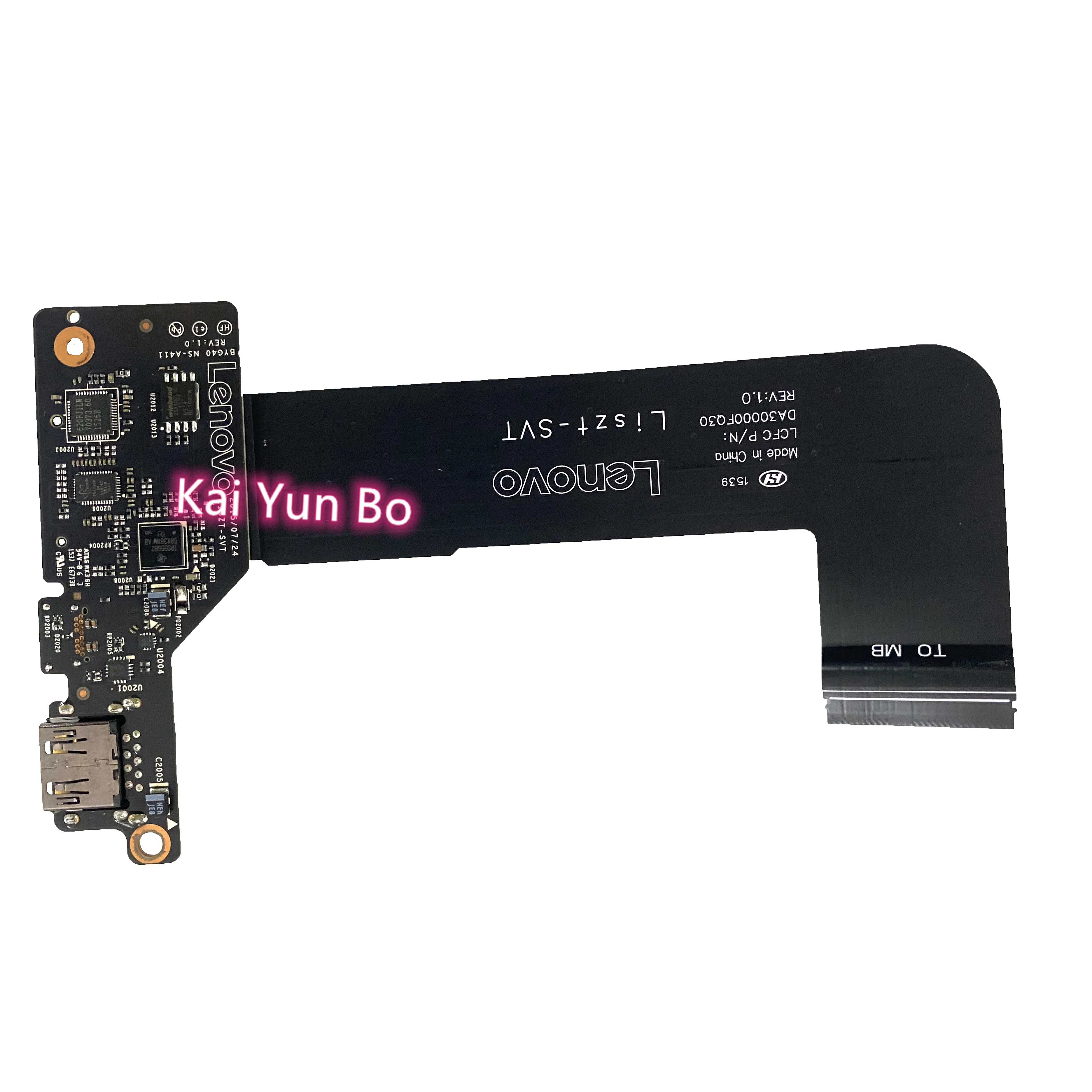 BYG40 NS-A411 Cho Lenovo YOGA 4 PRO Tập YOGA 900-13ISK IO Ban HDMI Với Cáp DA30000FQ30 Đầu Đọc Thẻ USB Ban mainboard Cáp