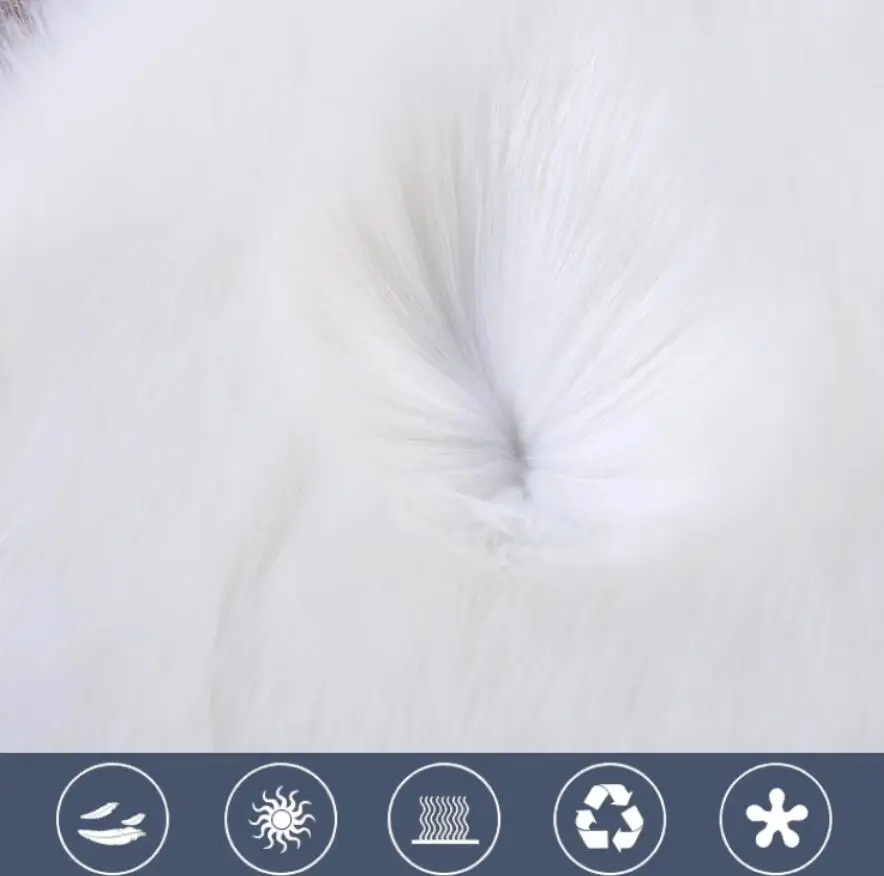 Fur Faux Sheepskin Soft Carpet Flower Shape Seat Mat For Floor Fluffy Rugs Hairy Warm For Living Room Bedroom Chairs Sofas Cover