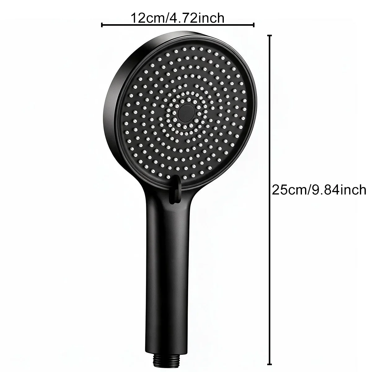 5-Mode Handheld Shower Head Extra-Large Panel Adjustable Spray High-Pressure Large Flow Dense Gentle Water Easy Installation view 3