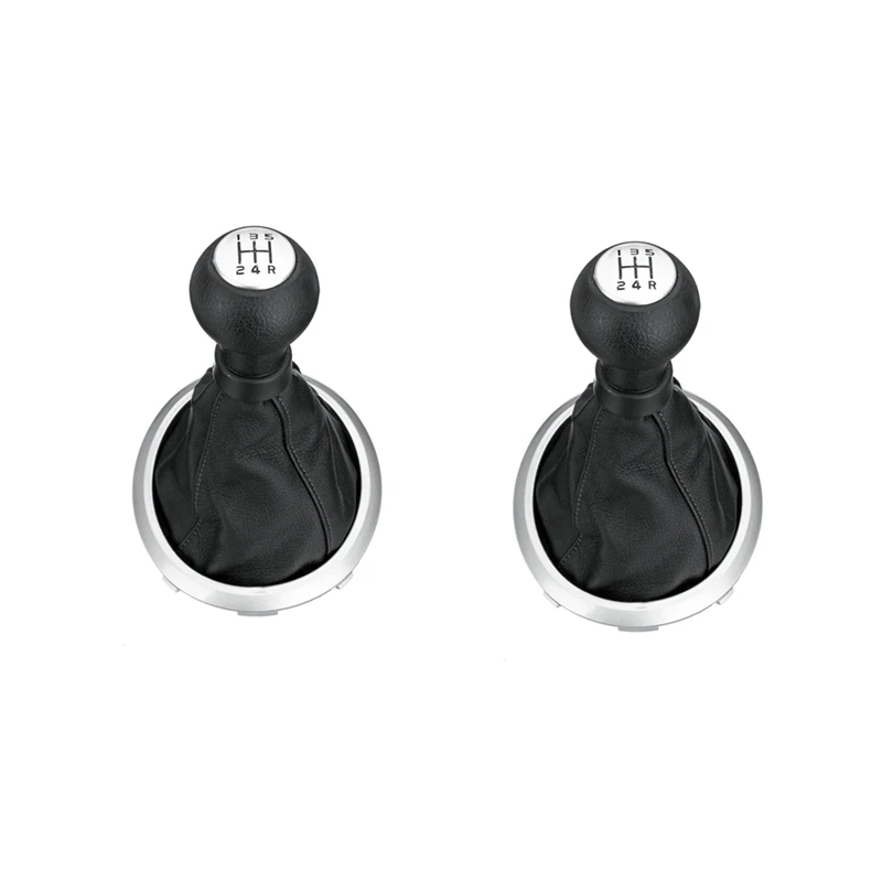 1 Set 5 Speed Car Gear Shift Knob Lever Dust Cover Replacement Parts For Suzuki Swift SX4 ALTO