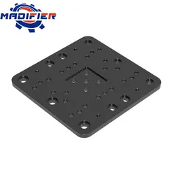 Openbuilds XLarge C-Beam Gantry Plate Aluminum Plate T6x125x125 Mm 3D Printer Accesoires Parts
