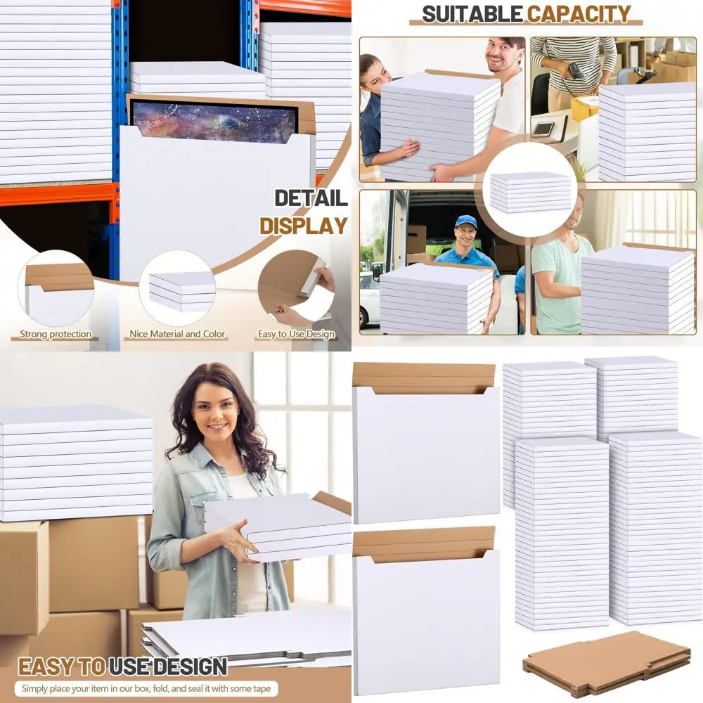 

Medium 20x16x1 Inches Corrugated Cardboard Boxes for Shipping, Packing, and Moving