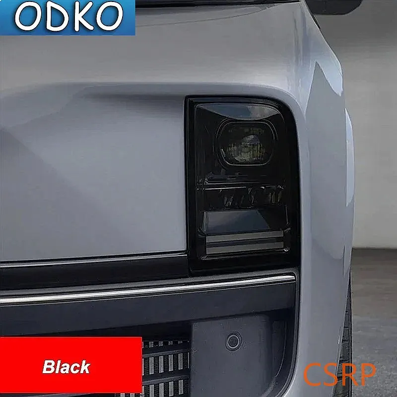 For Leading Ideal LiXiang L9 2022 2023 Car Headlight Tint Smoke Black Protective Film Protection Transparent TPU