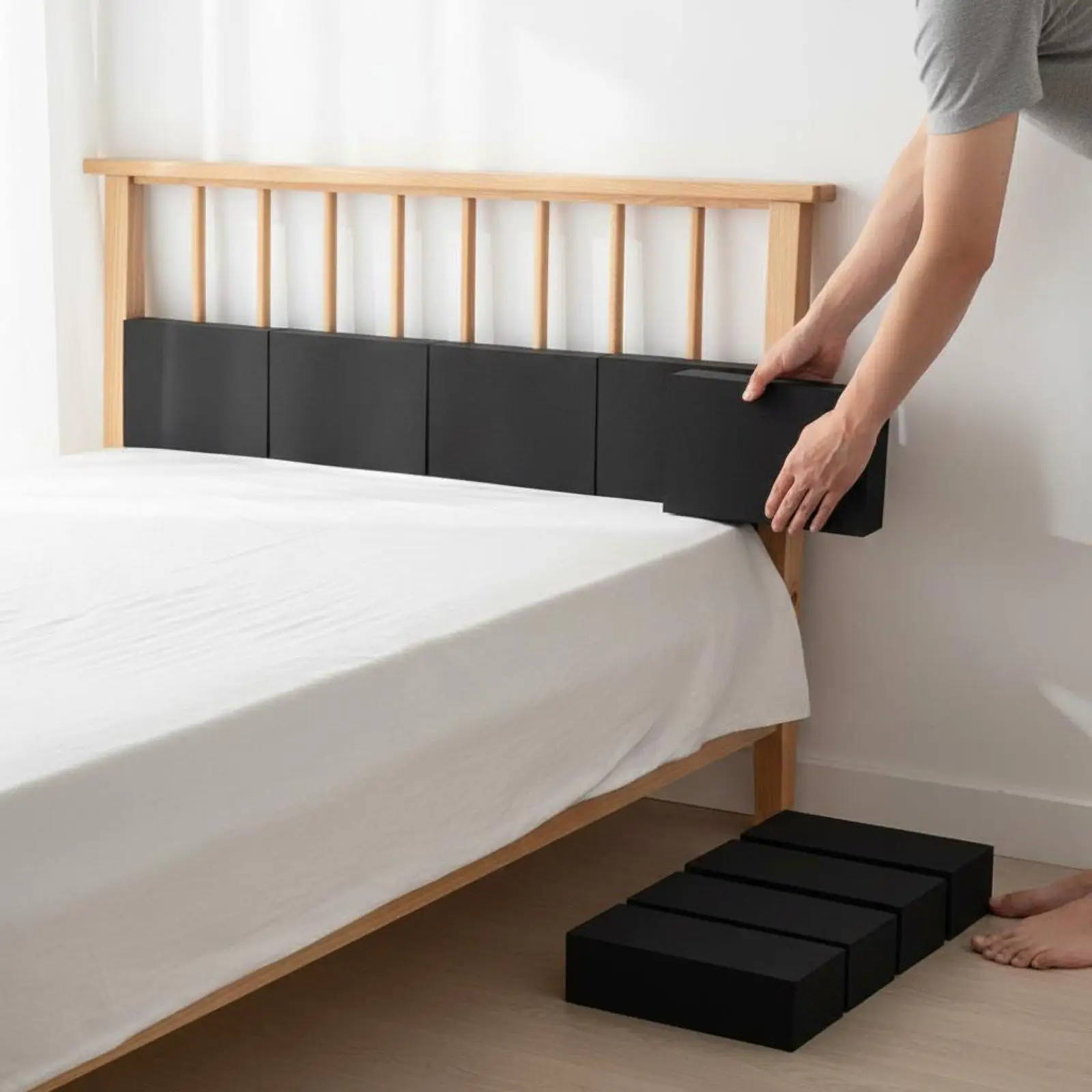 Bed Head Protector Premium EVA Foam Protective Pad Set Noise Reducing Wall Guard for Living Room Headboard