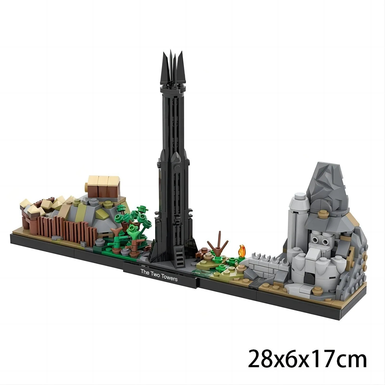 MOC Architectuur Street View Twin Towers Skyline Bouwstenen Kindermontagespeelgoed Puzzel Geschenken Mannen