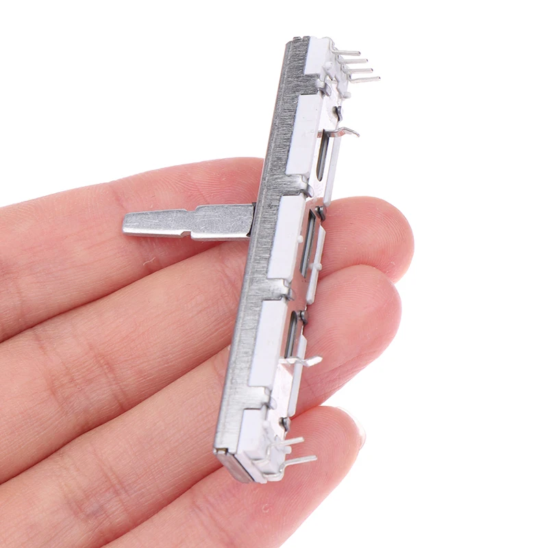 1PC 60mm Push Fader Straight Slide Potentiometer For DJM 350 400 600 700 800 DJ Mixer Stereo Fader Sliding Pot