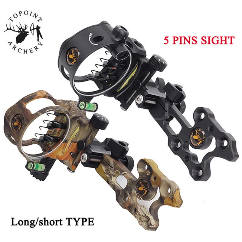 1pc Archery Micro Adjust Retina 5pin Sight 0.019