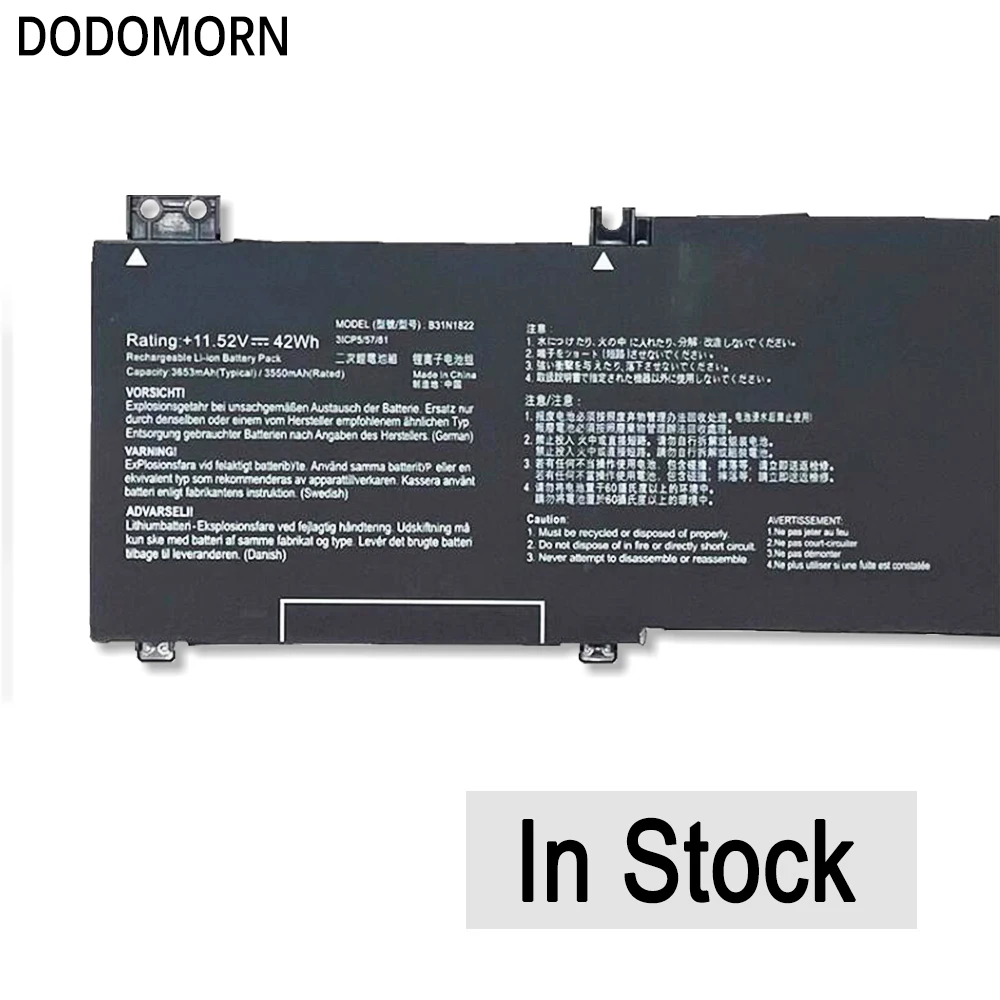 Imagem -04 - Dodomorn-bateria do Portátil para Asus Zenbook Flip 14 B31n1822 Q406 Q406d Ux462 Tm420ia-ec093t Ux461fn-e1029t Série B31bi2h