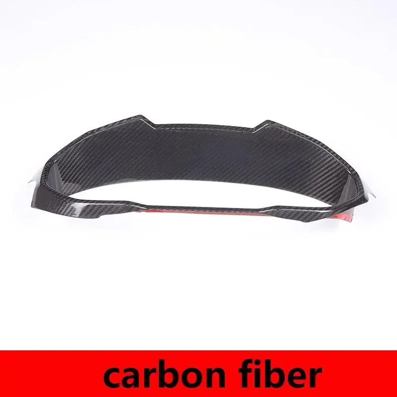 สําหรับLamborghini URUSจริงแห้งคาร์บอนไฟเบอร์แดชบอร์ดแผงกรอบฝาครอบสติกเกอร์Trimการปรับเปลี่ยน 2018 2019 2020 2021 Accessorie