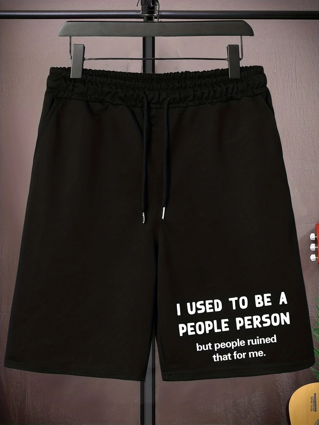 Summer Women's men ironic humor Letter Shorts Pickleball Drawstring Athletic Shorts Sweatpants Sport Jogging Beach Pant Oversize