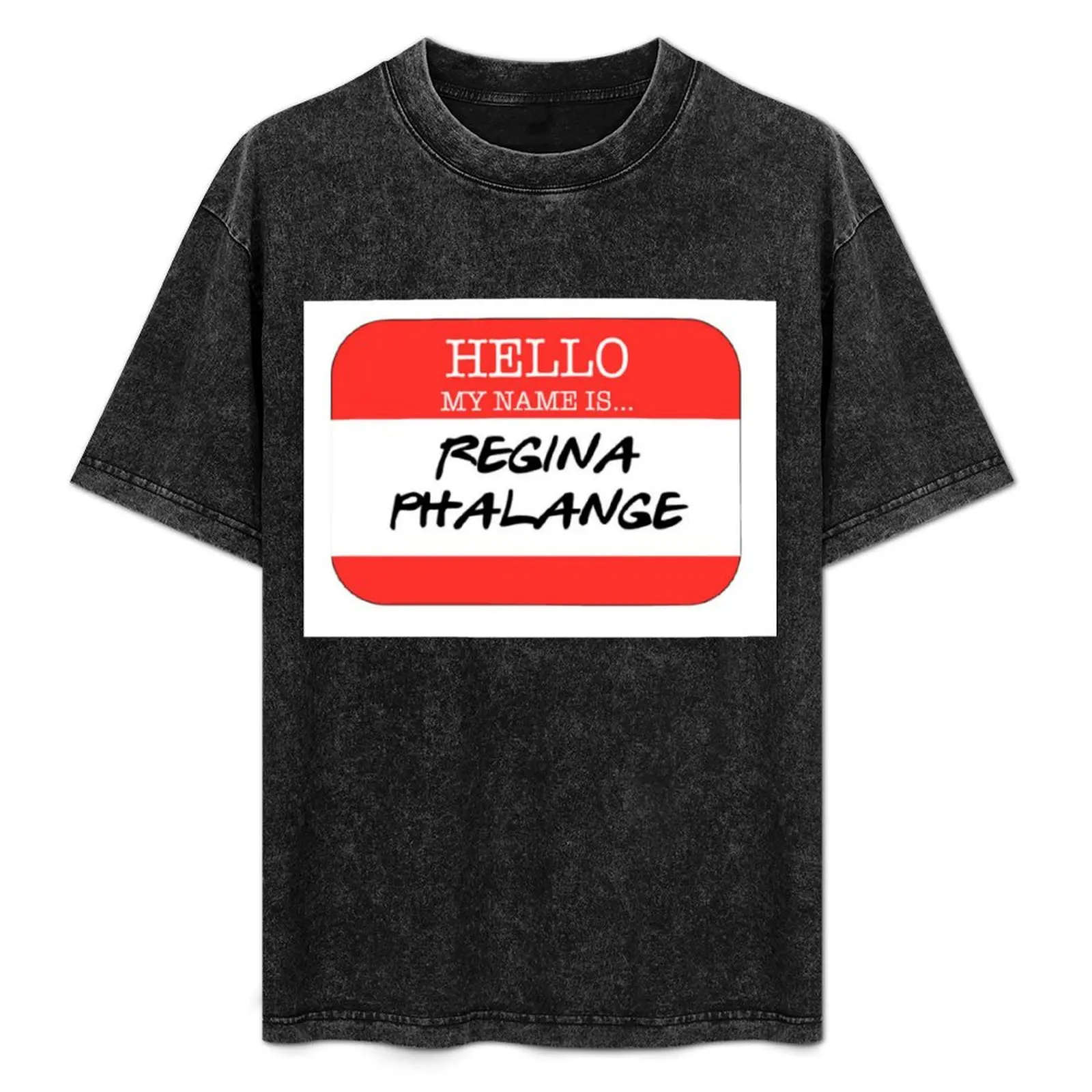 

Hello My Name Is Regina Phalange T-Shirt T-shirts man anime shirt t shirt for men