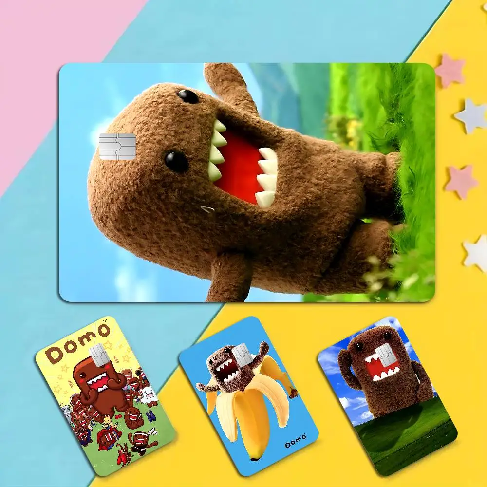 Domo Kun Anime Anime Cartoon Sticker Film Skin for Credit Card Debit Bank Bus Card