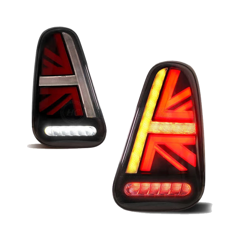 Union Jack Style LED Tail Light 2PCS Brand New Replacement Part For BMW Mini Cooper R50 R52 R53 2001-2007 Set