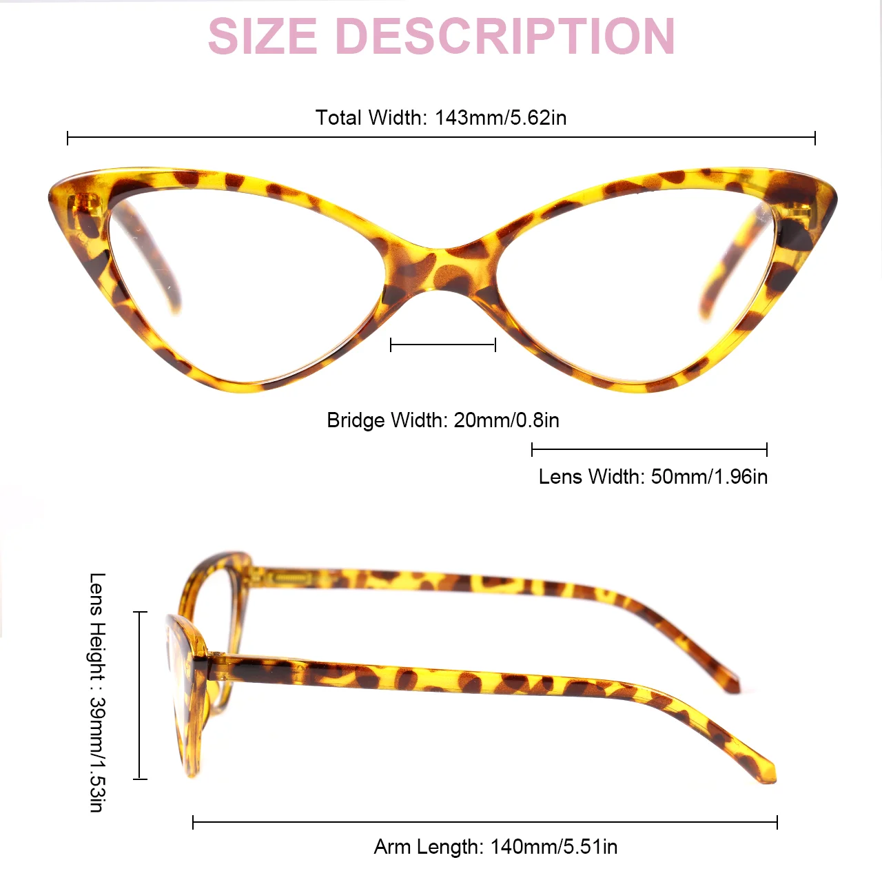 Occhiali da lettura Cat-Eye con messa a fuoco automatica da 1 pezzo con blocco della luce blu, montatura per PC a bordo intero triangolare, struttura con cerniera in metallo, unisex