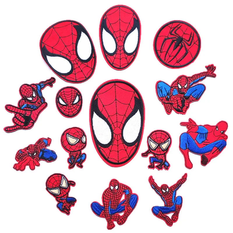 

Amazing Cartoon Superhero Patches Iron on for Clothing DIY Sew on Patches Applique Patch Clothing Repair Patches