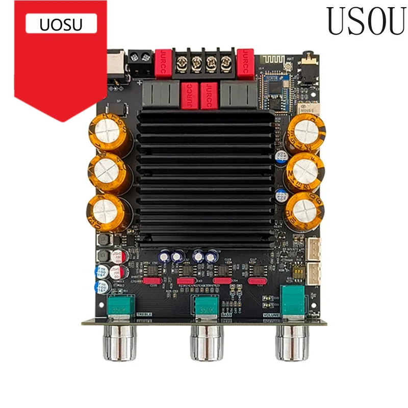 ZK-3002T PRO DC 18-50V 3002T PRO QCC3034 Bluetooth Digital Sound Amplifier Board 2.0 Channel 300W+300W Audio Amp Module