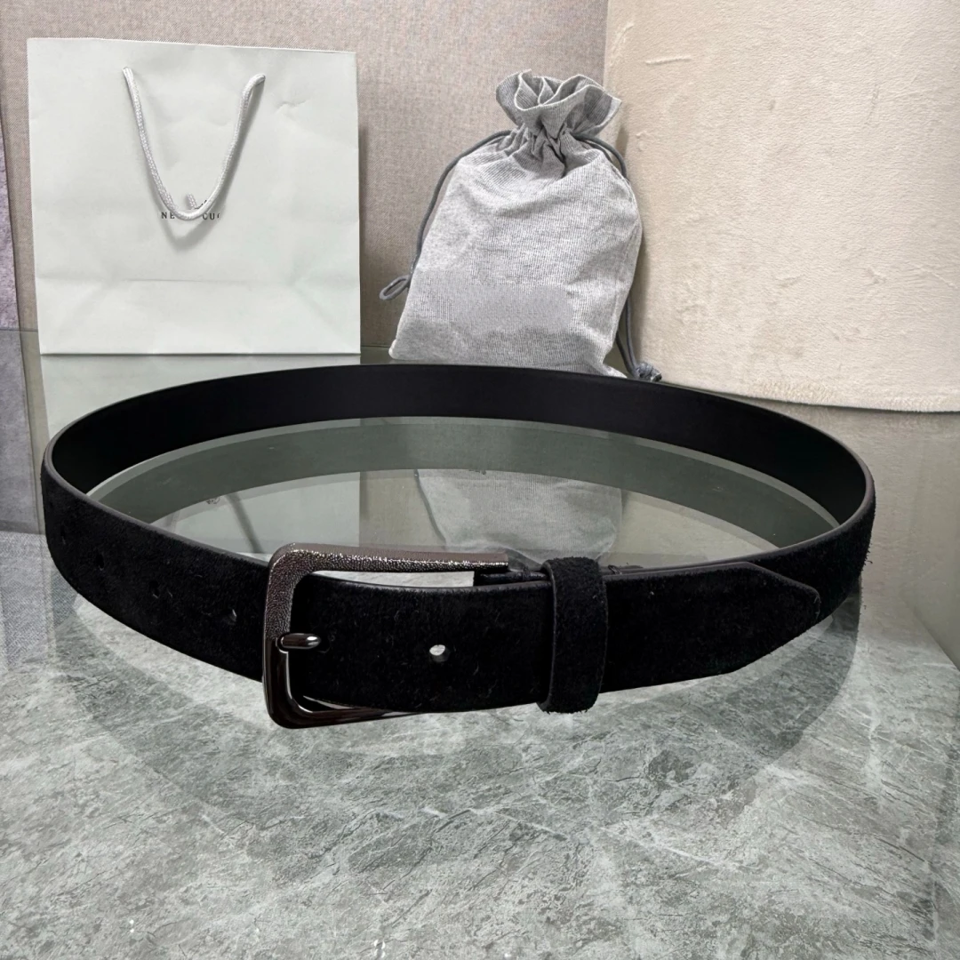 Luxury Men's Belt Genuine Waistband Smooth Metal Buckle High Quality Designer Belt for Male Strap 3.0BC