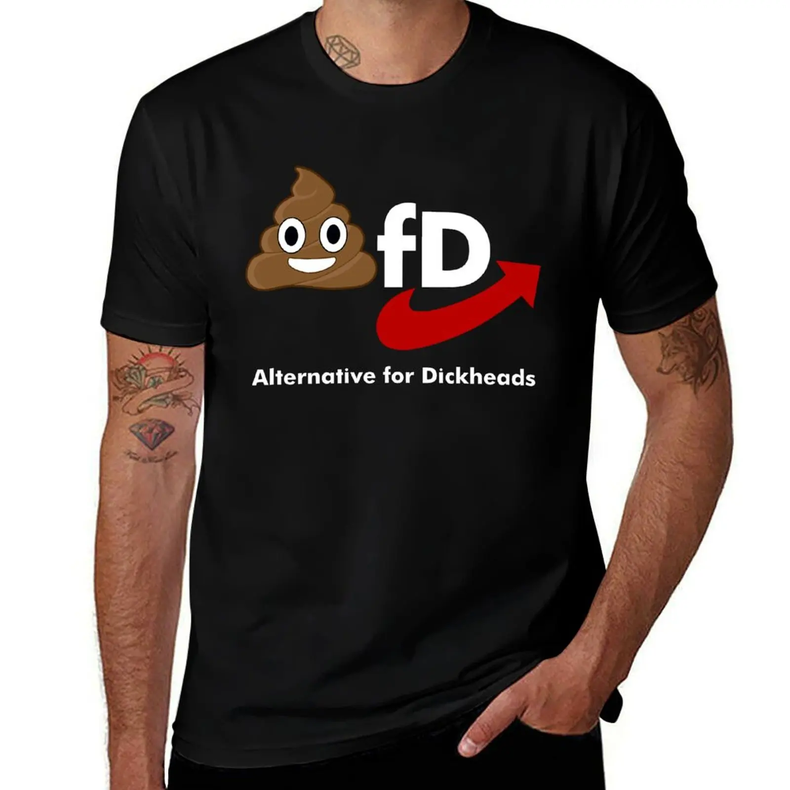 AfD - Alternative for Dickheads T-Shirt blue lock topping new edition oversized oversized t shirts for men