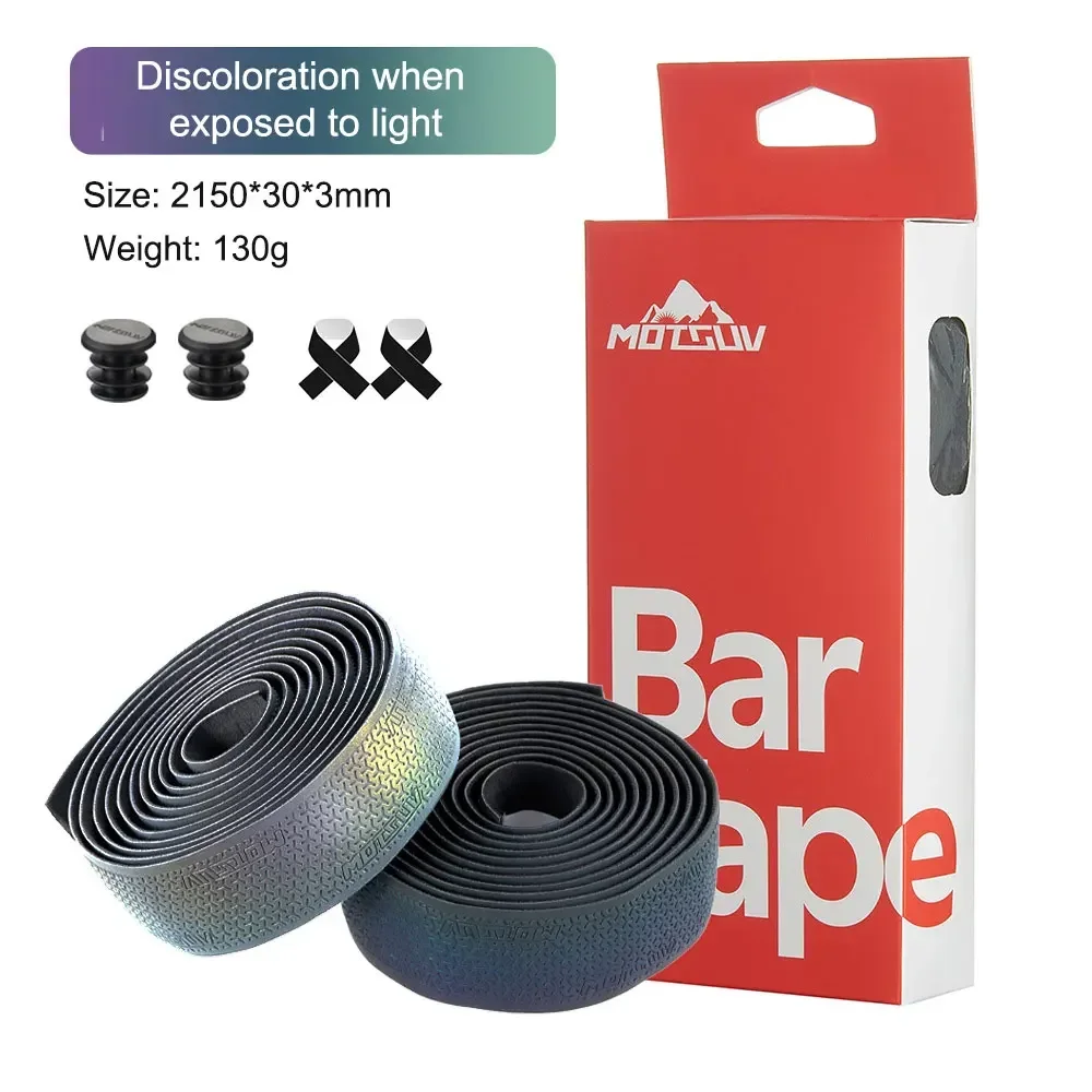 MOTSUV Reflective Road Bicycle Handlebar Tape EVA/PU Soft Anti-Vibration Wrap Tape Durable Bar Bartape handle bar tape