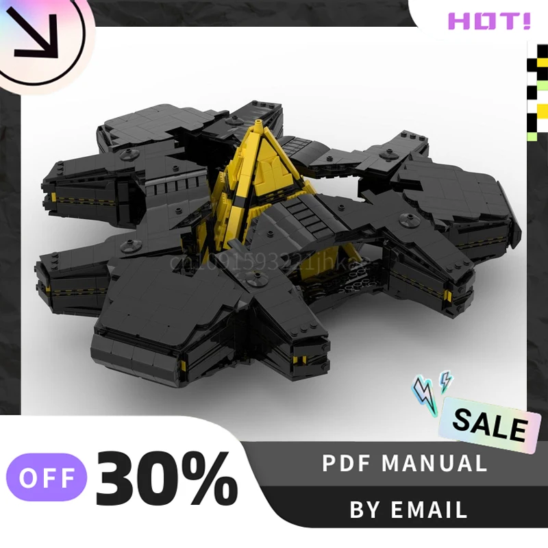 

[1924 шт.] индивидуальный MOC Go'uld космический корабль творческий набор строительных блоков STEM игрушки DIY комплект строительной модели подарки на день рождения