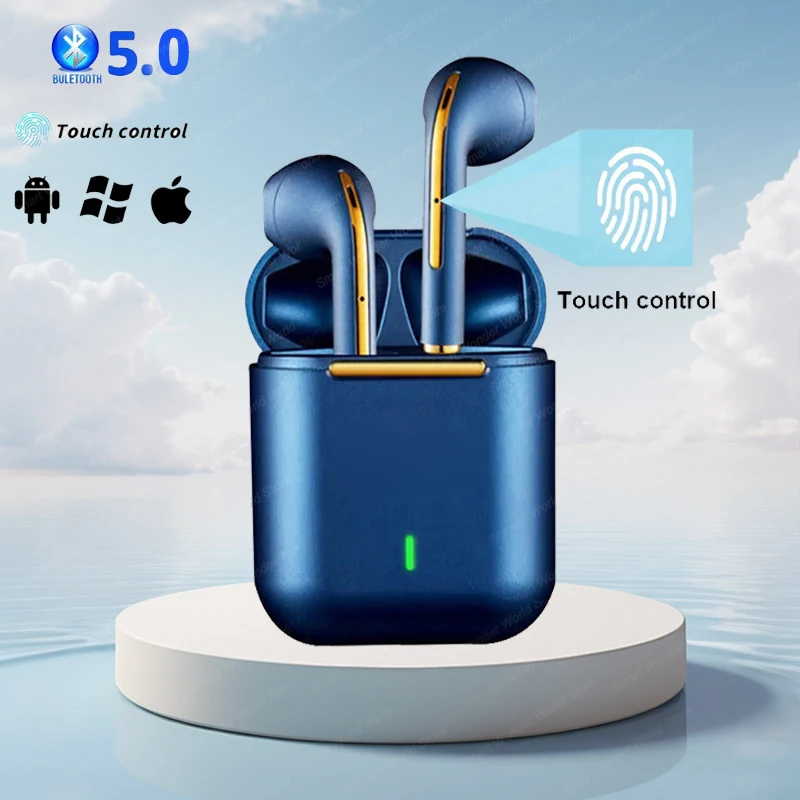 

J18 In-Ear Earbuds 9D Stereo Sound Bluetooth Headphone TWS Sports Headset True Wireless Earbuds Waterproof With Mic For Phone