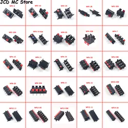 1pcs External Speaker Amplifier Wiring Clip Terminal WP2 WP3 WP4 WP5 WP8 WP10 WP12 Audio Banana Jack Spring Connector Switch