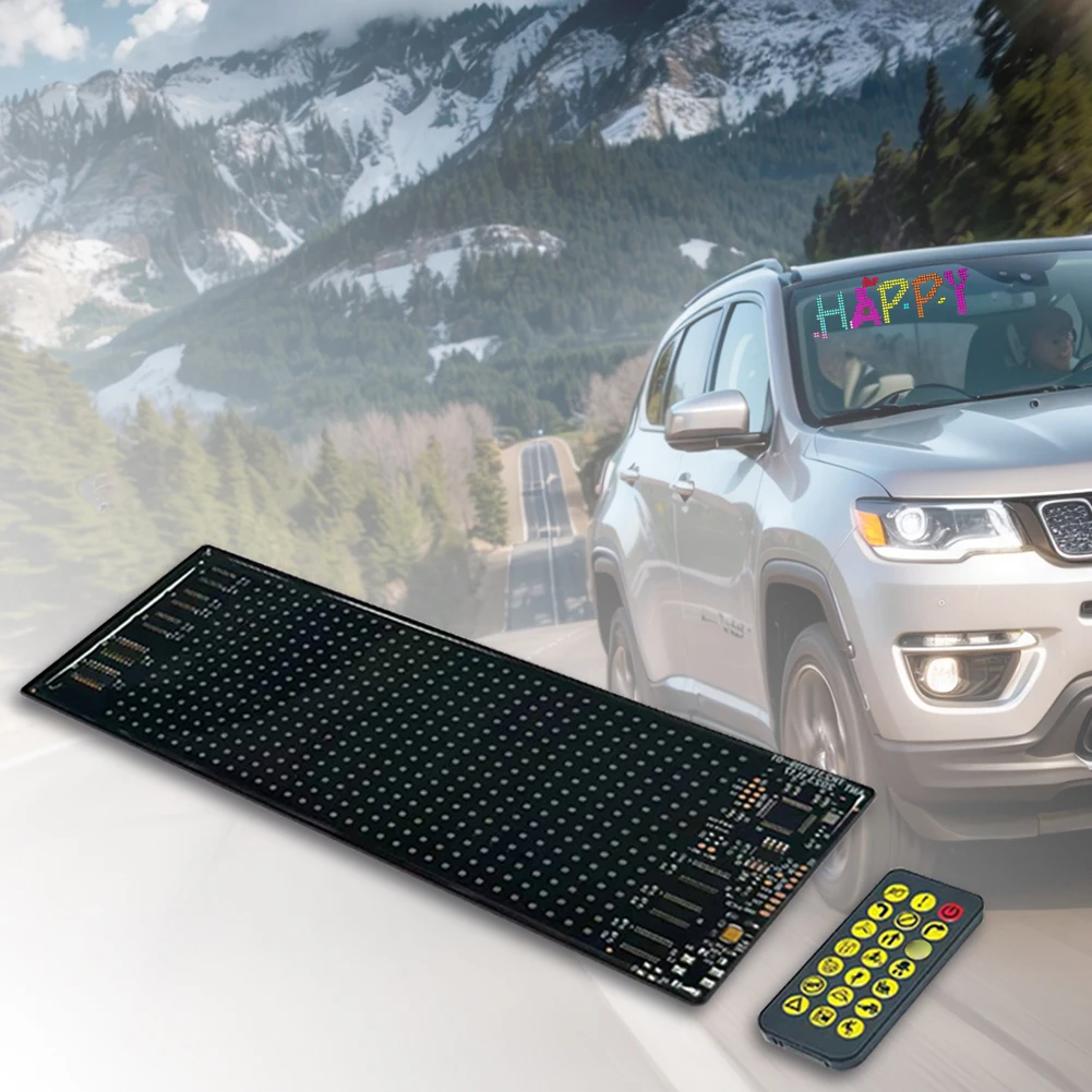 APP Control LED Display Screen Super Bright Soft Flexible Digital Display Panels IP65 Waterproof Scrolling Advertising LED Signs