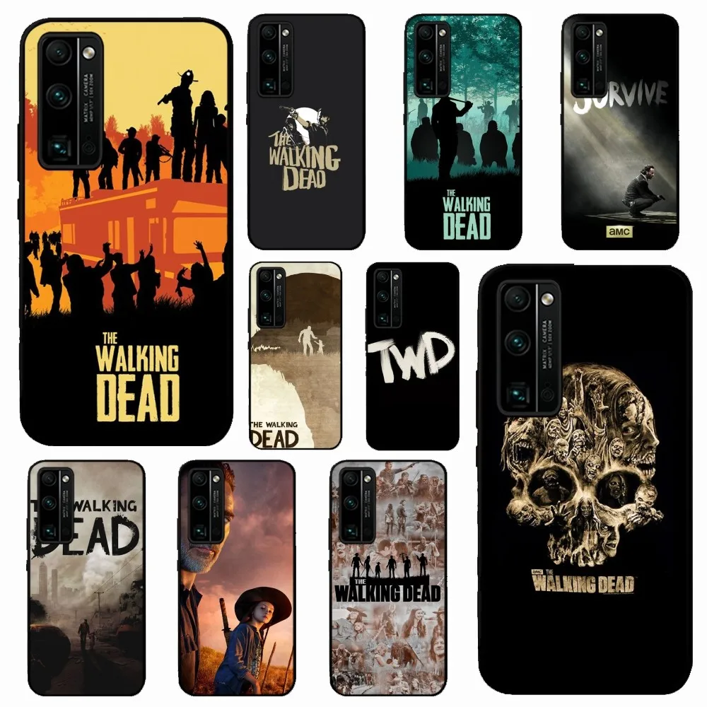 

The Walking Dead Phone Case For Huawei Honor 10 Lite 9 20 7A 9X 30 50 60 70 Pro Plus Soft Silicone Cover