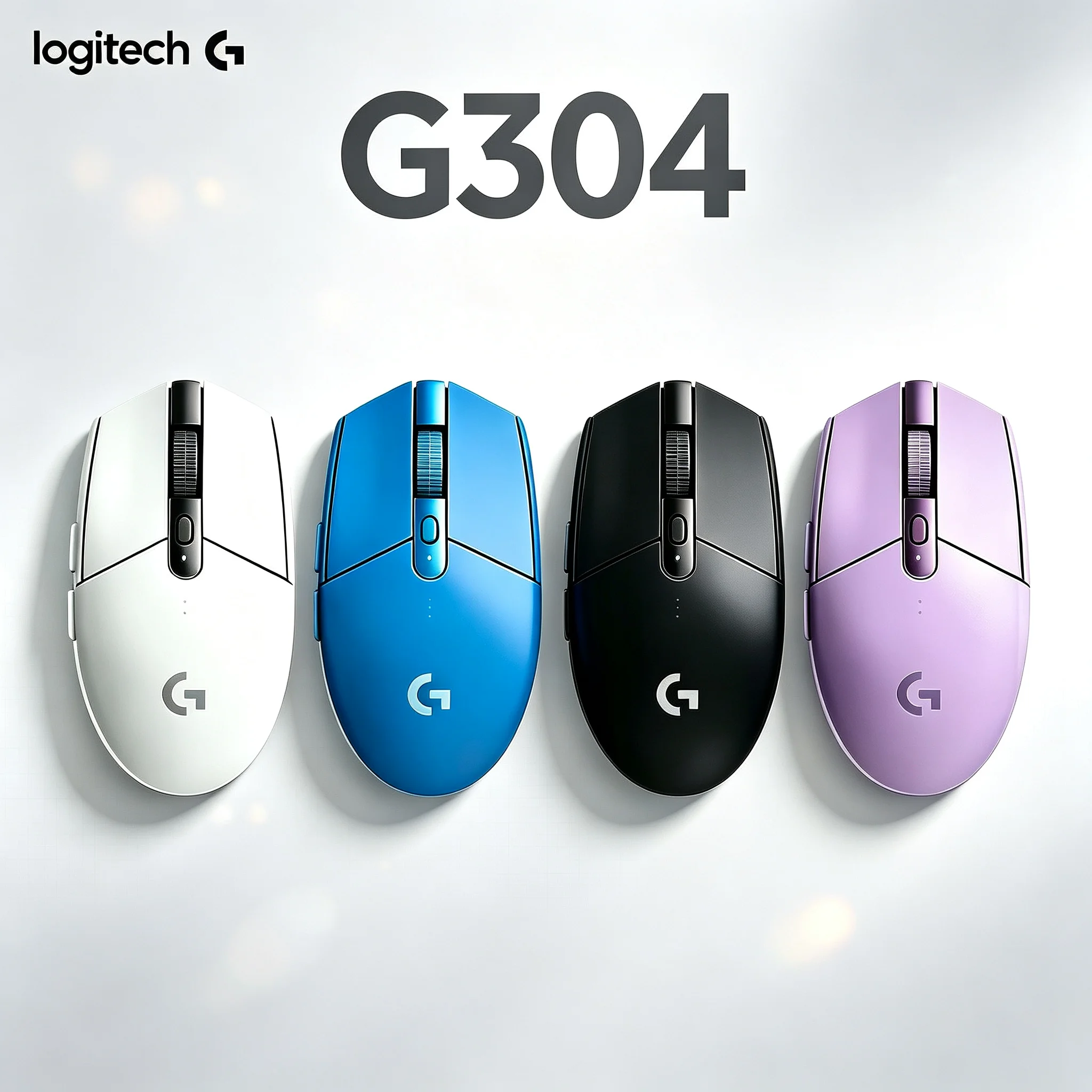 Logitech G304 Wireless Gaming Mouse Comfort Ergonomic Grip For CS2 PUBG Valorant LOL Gamer