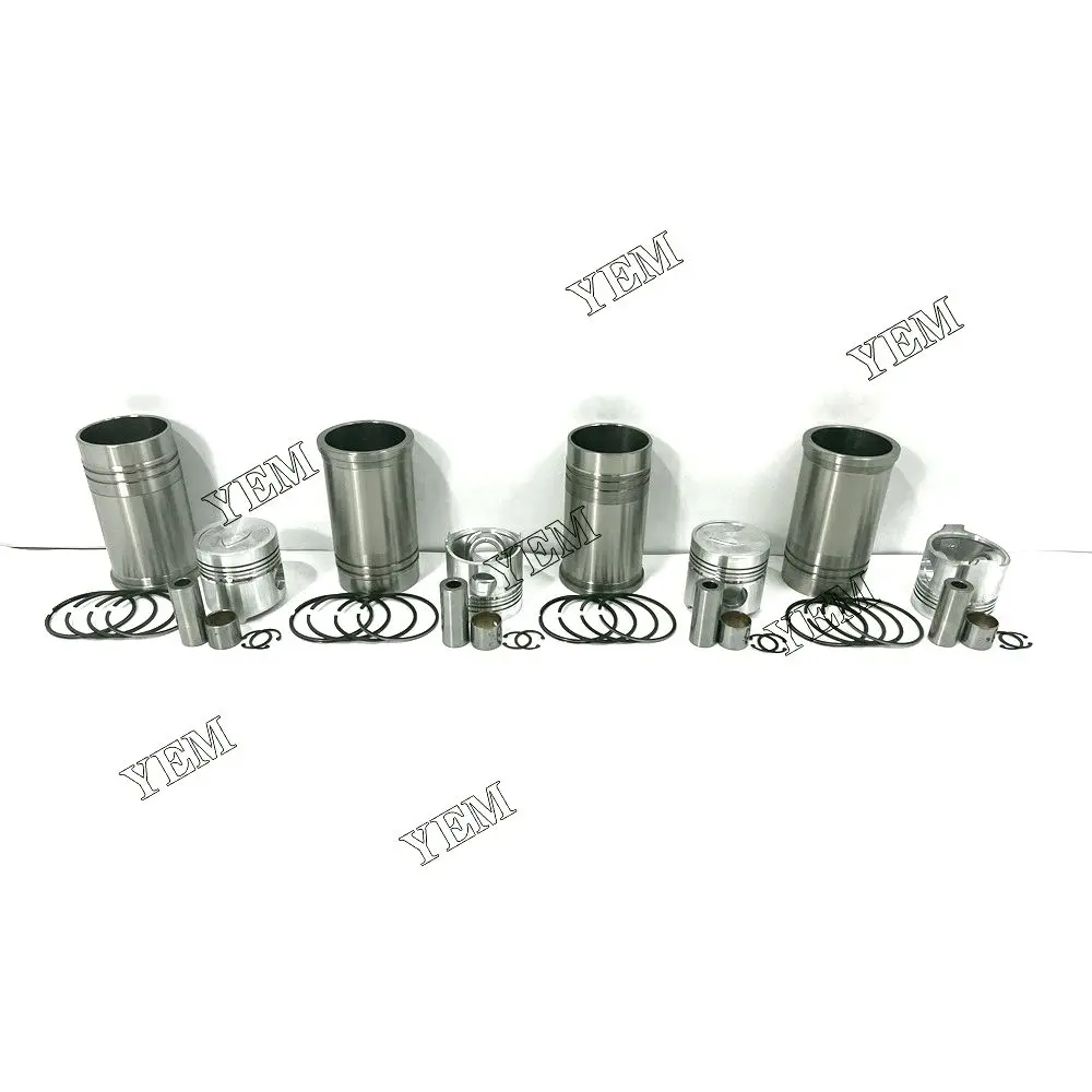 K4100D Cylinder Liner Kit With Cylinder Liner Piston Rings Set For Weichai Diesel Engine Parts