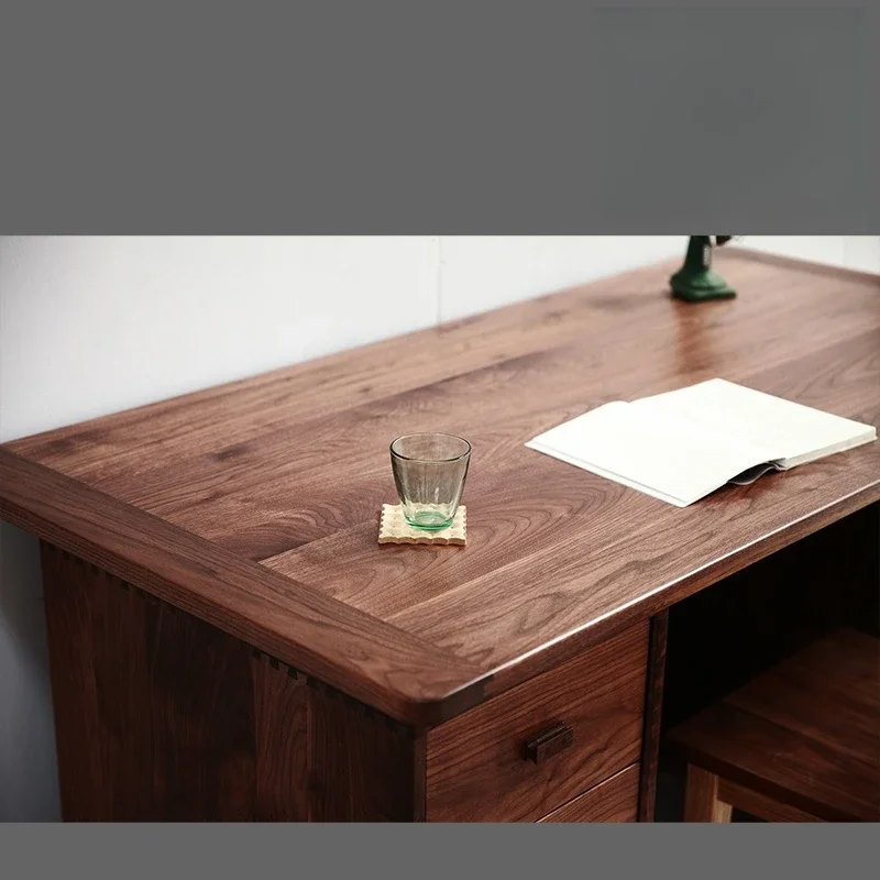 North American black walnut furniture walnut desk computer boss table