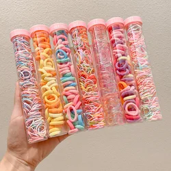 Disposable Elastic Hair Bands for Children's Hair Styling - Small Size Colorful Hair Ties and Accessories