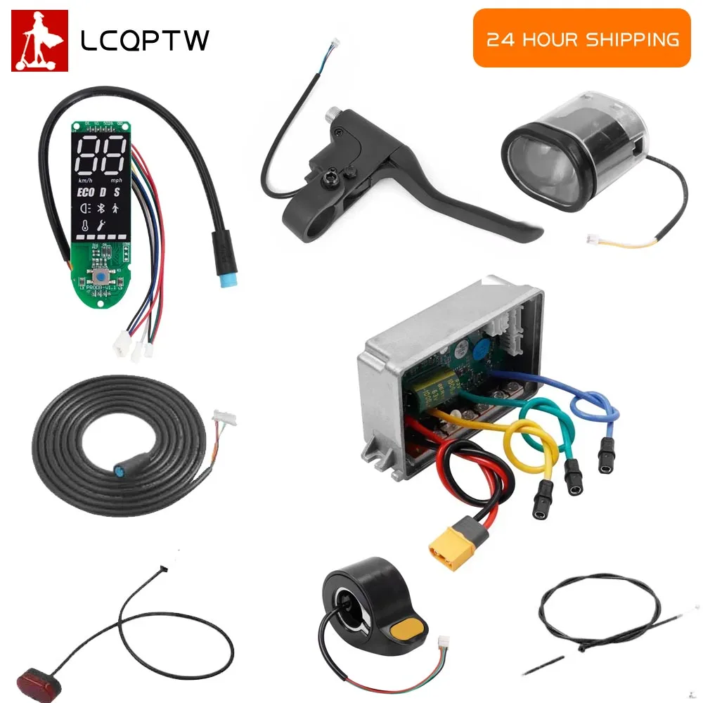 

Assembly Part For Ninebot Max G30 E-Scooter Dashboard Dispaly Controller Taillight Throttle Accelerator Brake Handle Brake Cable