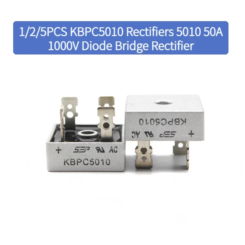 1/2/5PCS KBPC5010 Rectifiers 5010 50A 1000V Diode Bridge Rectifier