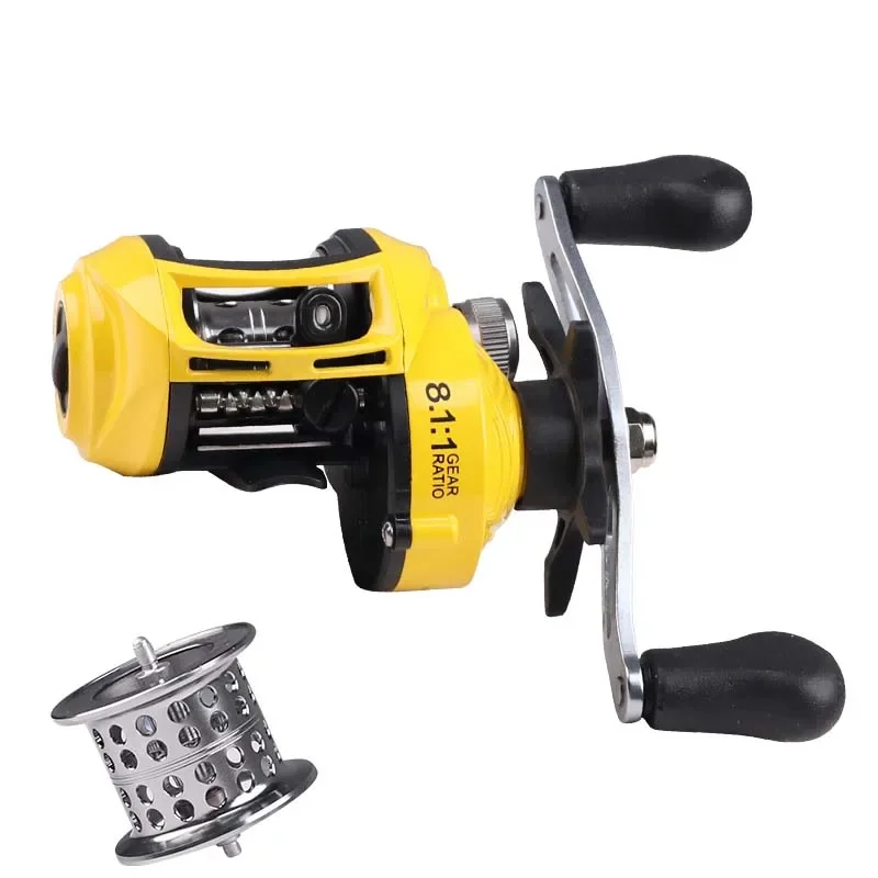 KALIOU S078-S079 Wholesale Ultralight Baitcasting Reel 12+1BB High Speed Ratio 8.1:1  Freshwater Fishing Wheel Sea Fishing Reel