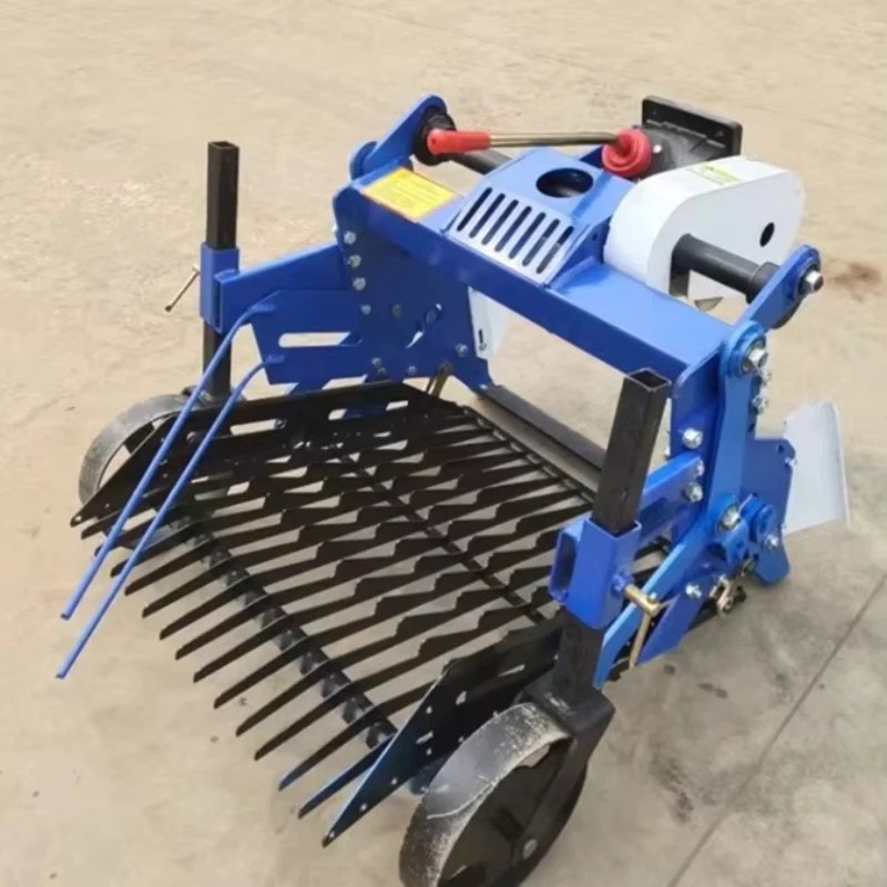 Handheld semi-automatic root crop harvester onion carrot peanut vibrating screen agricultural machinery