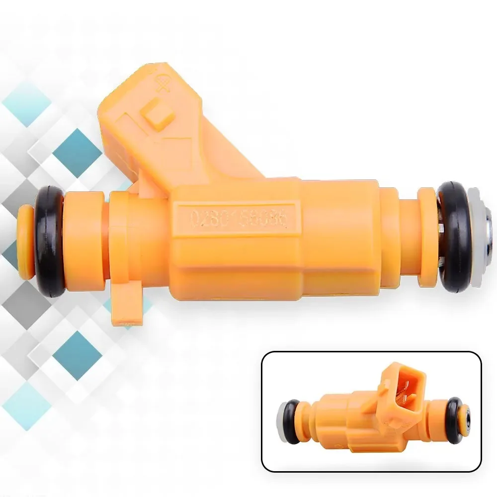 ZF-T 4 Uds 0280156086 inyectores de combustible para Chevrolet:Astra/Vectra 2,0,Blazer 2,4,Zafira 2,0 todos flexpower