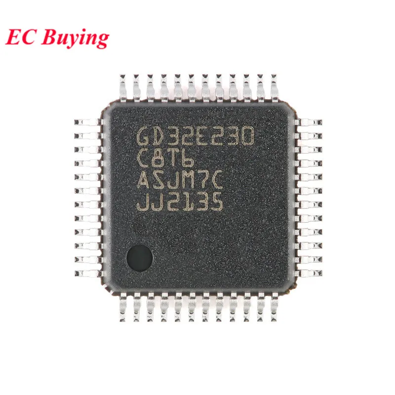 GD32E230C8T6 GD32E230 GD32 32E230C8T6 LQFP-48 LQFP48 ARM Cortex-M23 32-bit Microcontroller MCU IC Controller Chip New Original