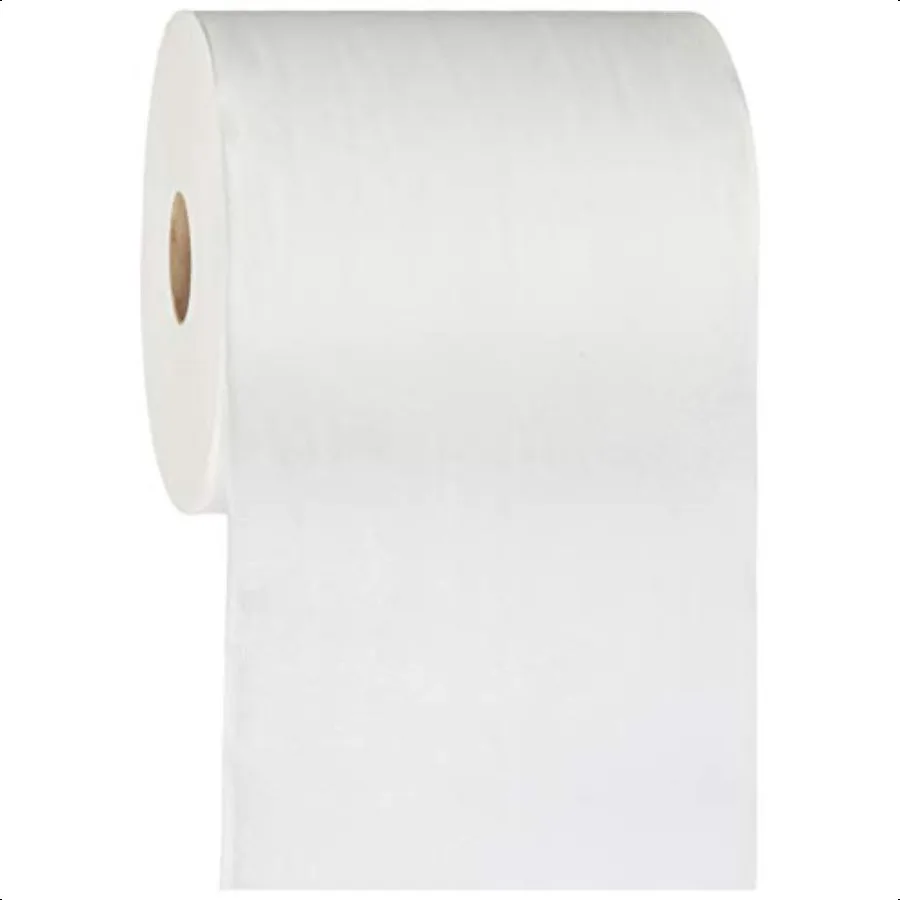 1 طبقة مناشف ورقية صلبة بيضاء 416970 بكميات كبيرة لفة Busin ذات السعة العالية المتوافقة مع الموزعات العالمية المعتمدة من FSC 80 #2