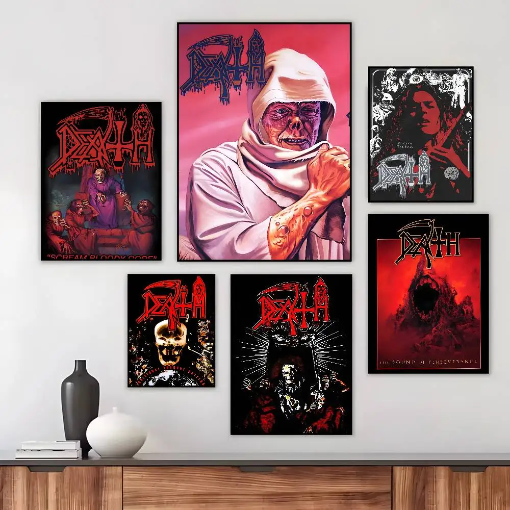 Angles Old D-Deaths Mental Rock Band poster Art HD canvas advanced aesthetic Printing Paper Wall Art for Living Room Home Decor
