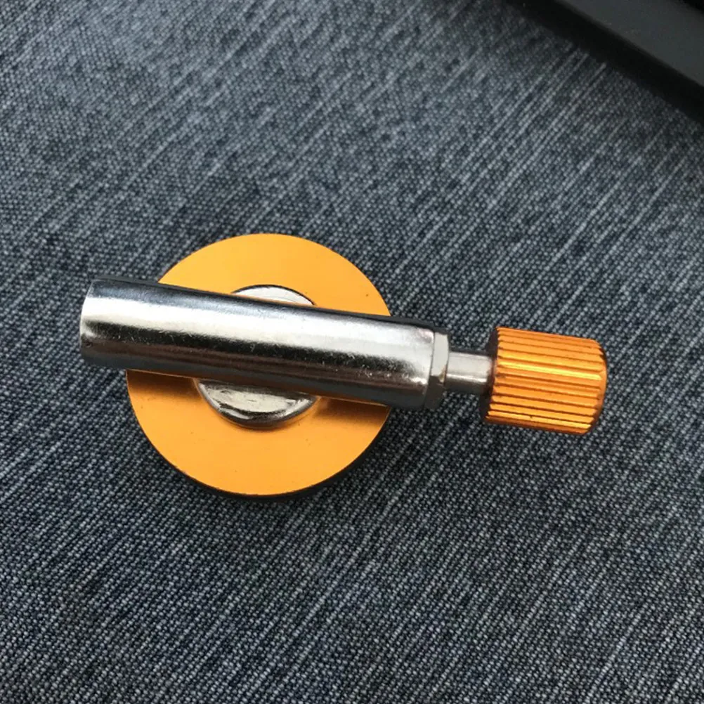 Flat Cylinder Gas Stove Valve Professional Gas Control Outdoor Cooking Adjustable Flame Regulator Yellow