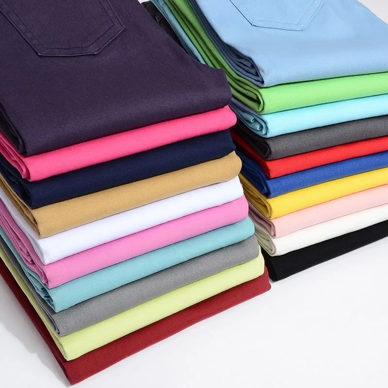 Spring Women\'s Oversize 34 White Pencil Pants Casual Cotton Leggings Trousers Office Slim Pantalones Elegant Stretch Sweatpant