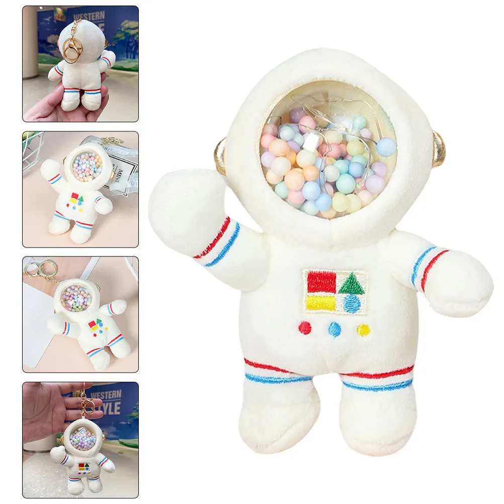 

Cartoon Astronaut Keychain Creative Spaceman Pendant Hanging Decorative Cute Backpack Hanging Key Ring Charm Ornament