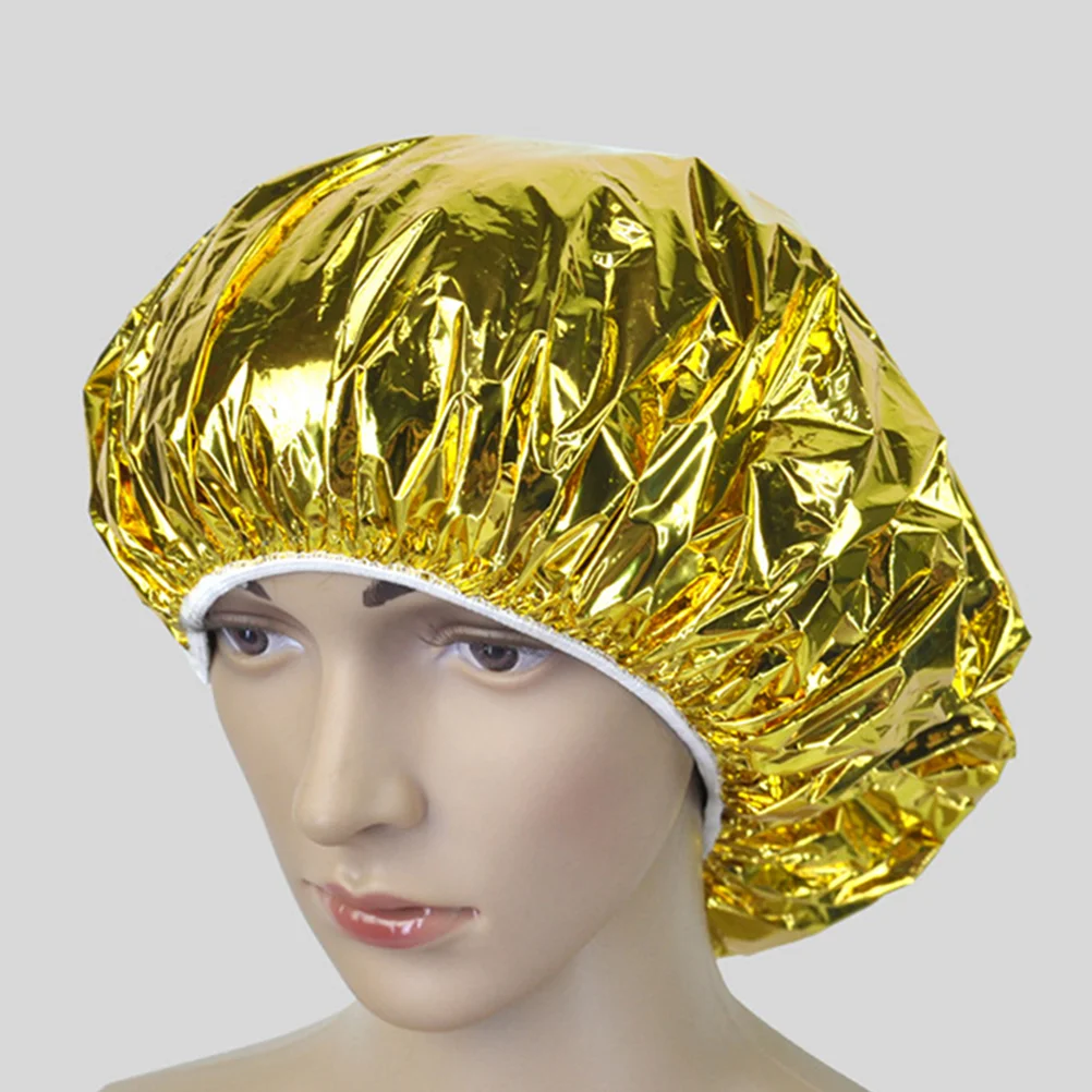 

5 Pcs Hairdressing Insulation Hat Aluminium Foil Hats Dye Caps Coloring Conditioning Deep Women