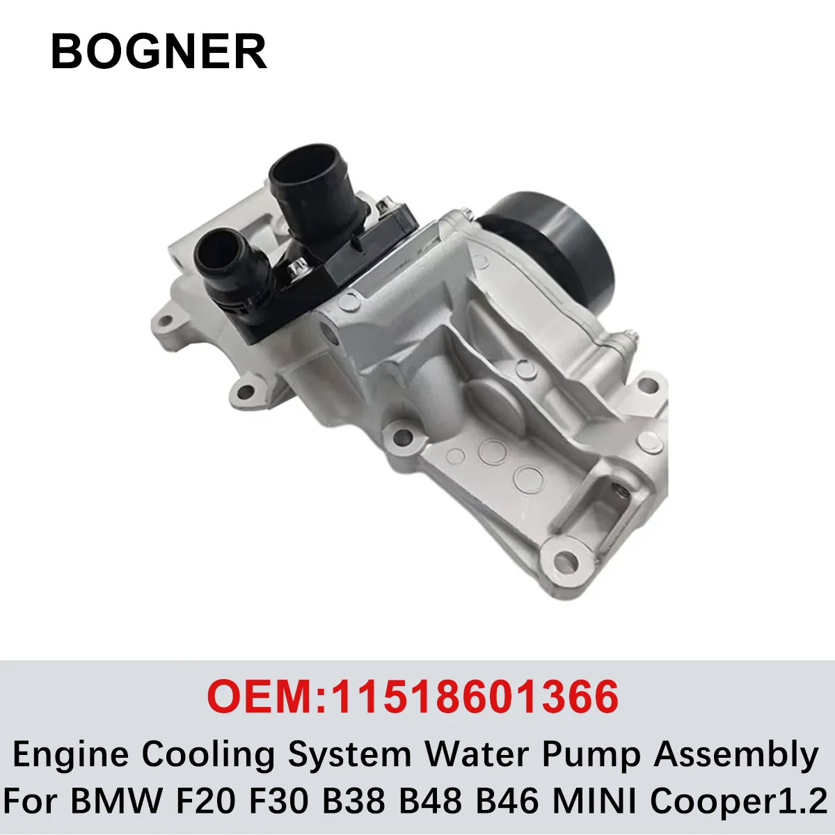 11518601366 Engine Cooling System Water Pump Assembly For BMW F20 F30 B38 B48 B46 MINI Cooper1.2 11518617544