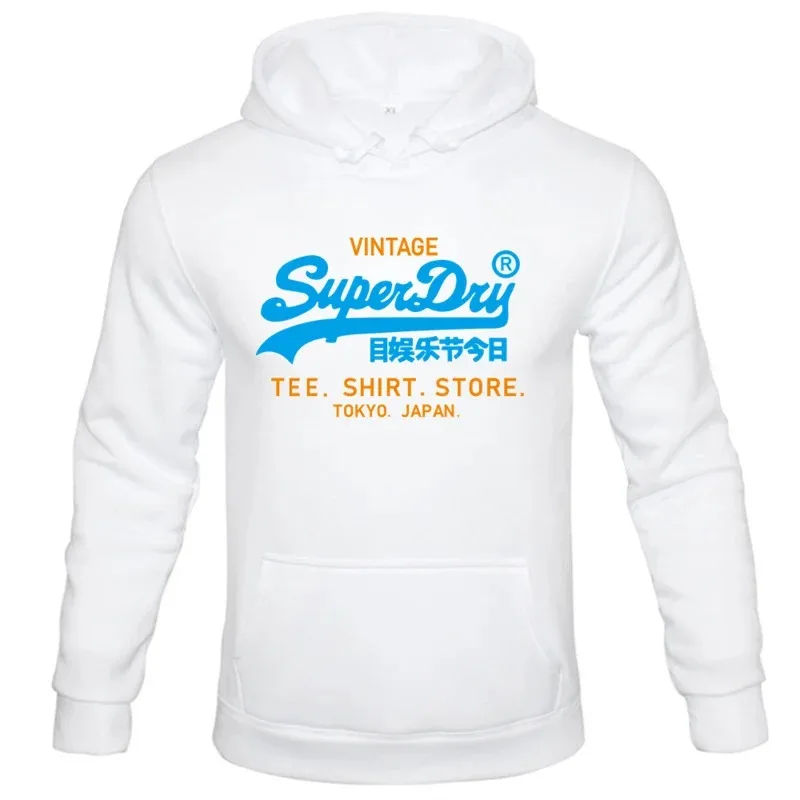 2024 Women Clothing Fashion Superdry Letter Hoody Trend Funny Men Hoodies Sweatshirts Hip Hop Streetwear Pullover Sport Hoodie