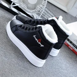 2024 New Winter Ladies Shoes Lace Up Women Sneakers Snow Ankle Boots Waterproof Warm Platform Woman Footwear for Female