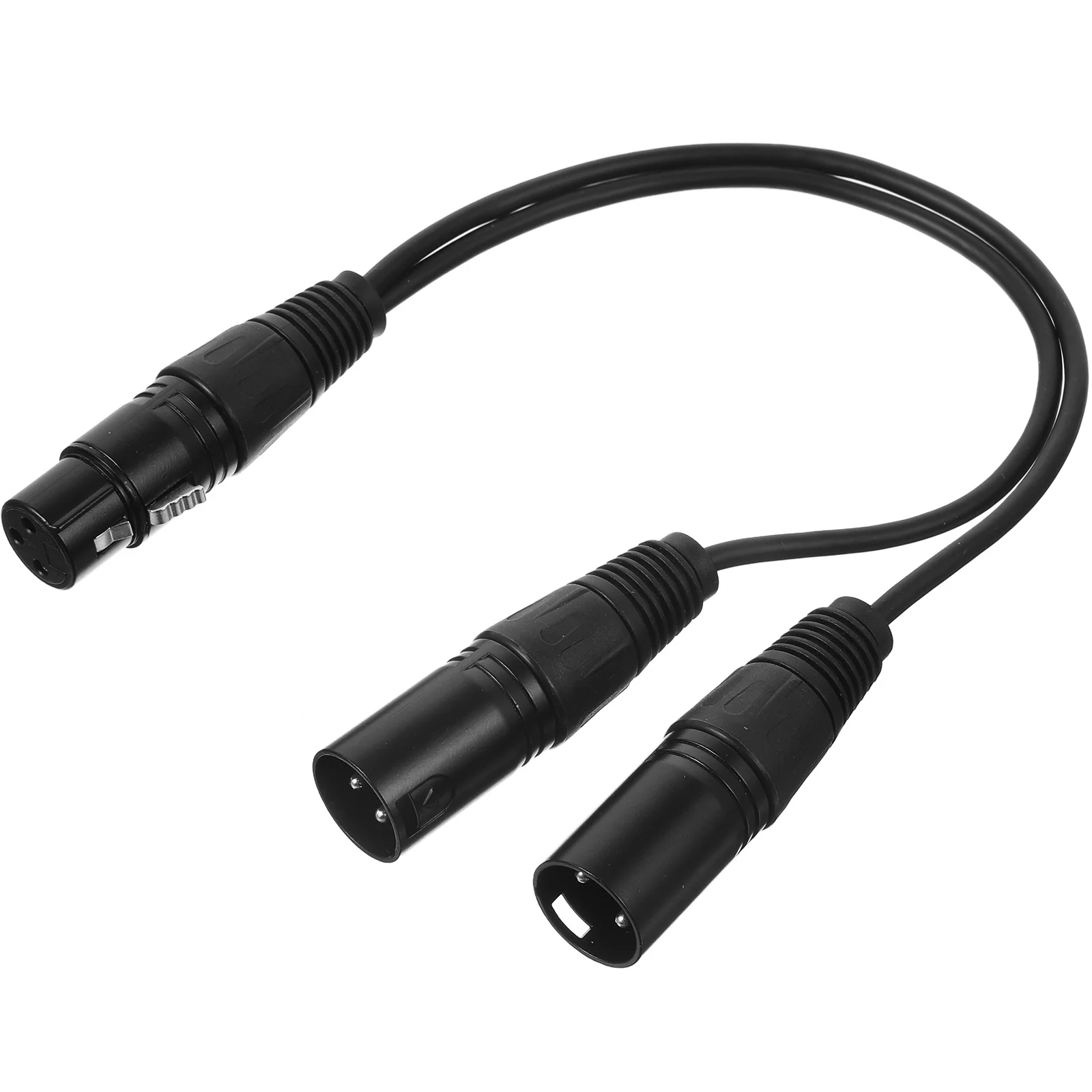 

Practical 1 Female to 2 Male Xlr Splitter Cable High Clarity Noise Cancellation Rejection Audio Balanced Adaptor