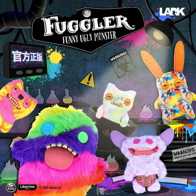 

Original Fuggler THE LABORATORY MISFITS HAVE ESCAPED Plush Toys Little Monsters Fashion Lovelys Small Shorts Toys for Kid